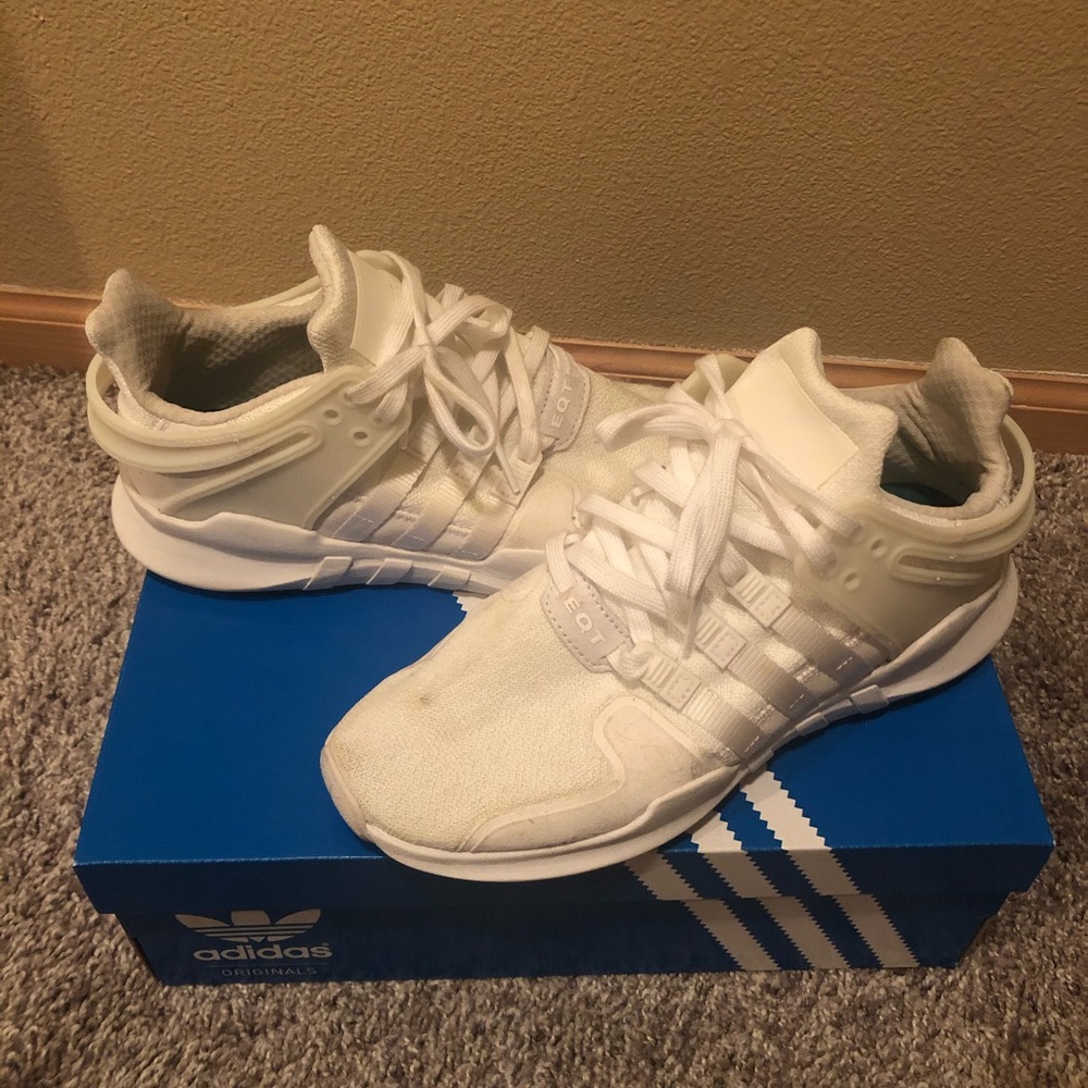 white adidas - EQT support ADV J